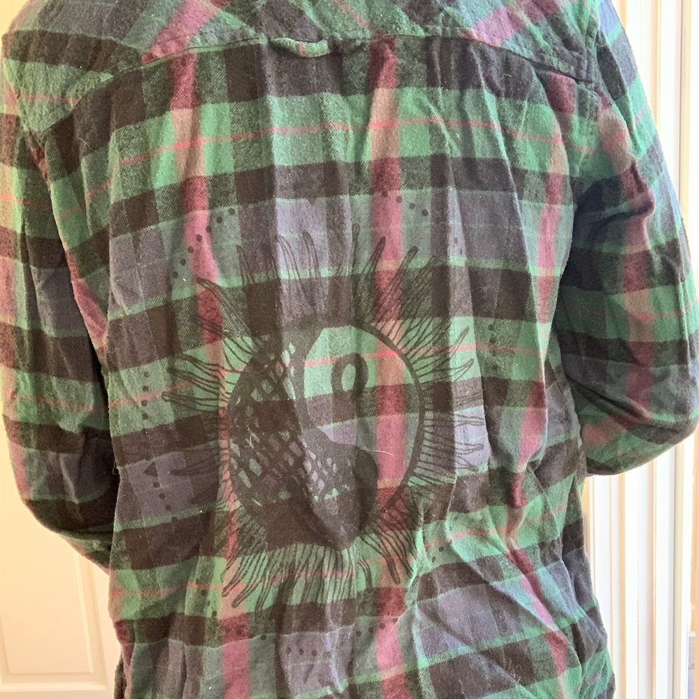 Plaid button up